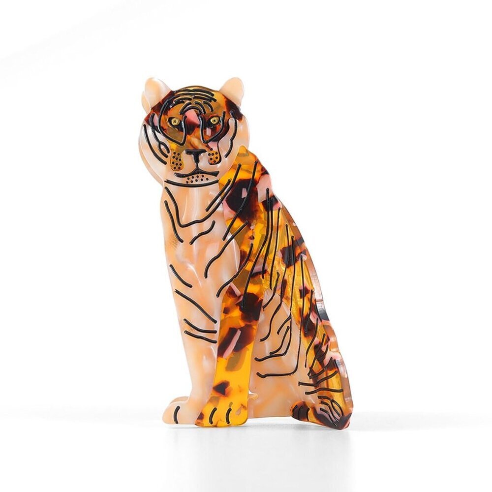 Hair Claw Clip Acetate Tortoise Shell Animal Accessory for Women Girls